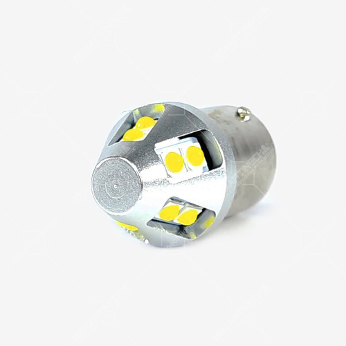 Bombillo Led Reversa O Direccional Luz Blanca Base 1156 Lupa