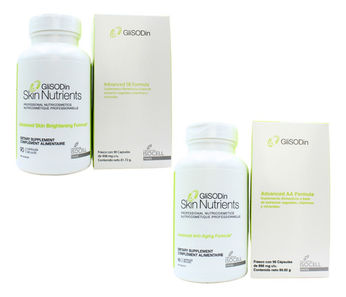 Combo Glisodin Sb (skin Brightening)+glisodin Aa (anti Edad) Tipo De Piel Todo Tipo De Piel