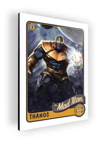 Cuadro Decorativo Poster Marvel Thanos 60x84 Mdf