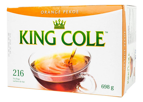 King Cole Bolsas De Té Naranja Pekoe (216 Unidades), Bolsa.