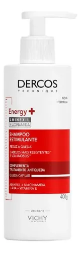 Shampoo Vichy Dercos Energy+ Estimulante Antiqueda 400ml