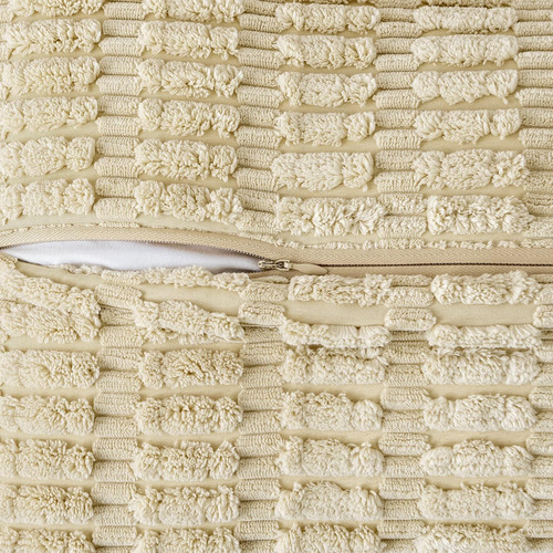 Miulee Beige Corruroy Decorative Throw Couns Cubiertas De Al