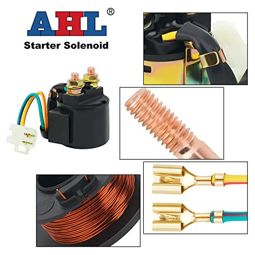 Relé Solenoide De Arranque Ahl Para Hyosung Gd250n Gd250r Gv