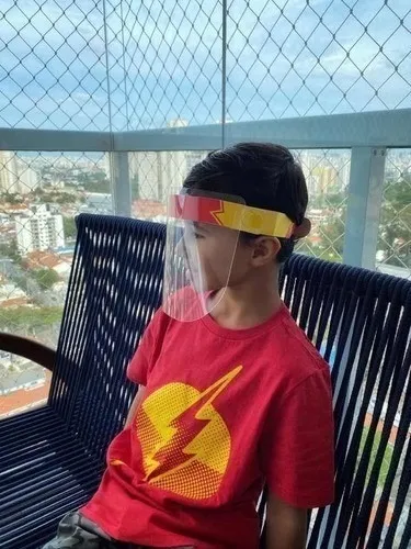 Máscara De Proteção Facial Infantil Anti-cuspir Face Suky