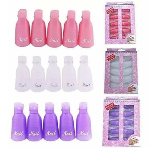 2 Packs De Pinzas Para Remover Acrilico De Uñas Polygel