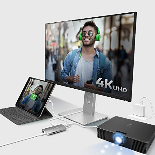 Adaptador J5create Usb C Hub, Multimonitor, 10 En 1, Puerto