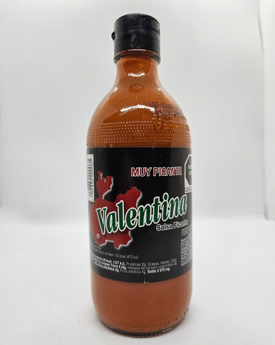 Salsa Valentina Etiqueta Negra Muy Picante 370ml Mexico