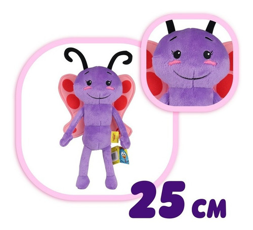 Imagen 5 de 7 de Combo De Peluches: Pollito Amarillito + Mariposita