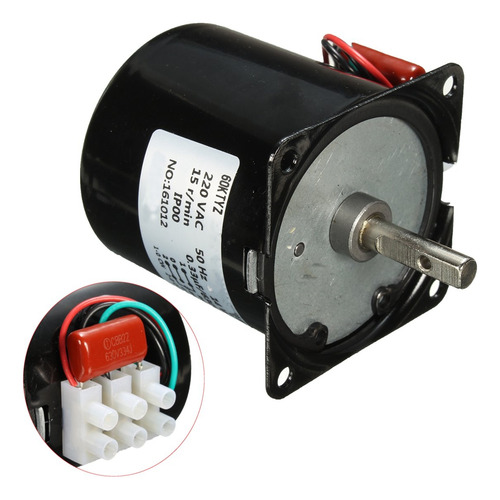Motor Eléctrico Para Asador Spiedo 14w 220v 30 Kg