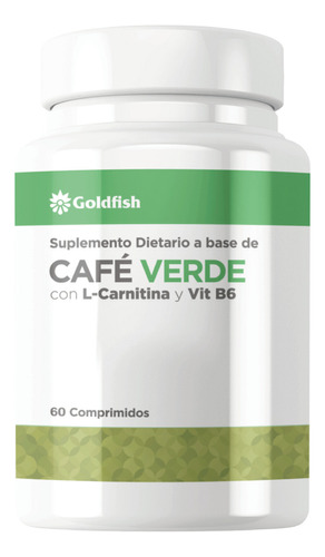 Cafe Verde Con L-carnitina Quema Grasa Adelgazante X 60 Comp