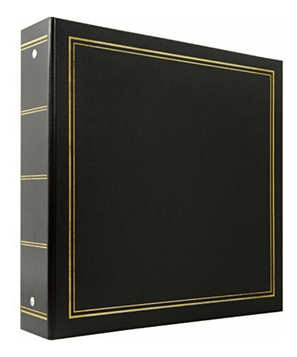 Library Collection Álbum Fotos (400 Bolsillos, 4 X 6),negro Color Negro 0
