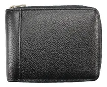 Comprar Carteira Fasolo H014 Masculina Couro Ziper Cor Preto