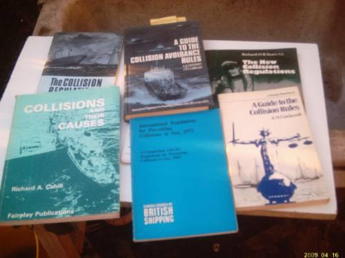 Colision De Barcos - Lote (7) Libros Marina Mercante Ingles