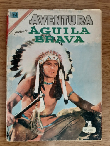 Cómic Aventura Águila Blanca Serie Águila 14x20 Número 2-941 Editorial Novaro 1980