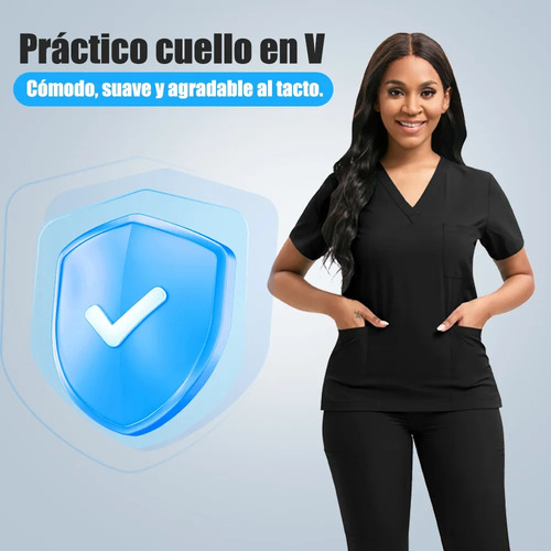 Pijama Quirúrgica Antifluido Scrub Jogger Uniforme Set Mujer