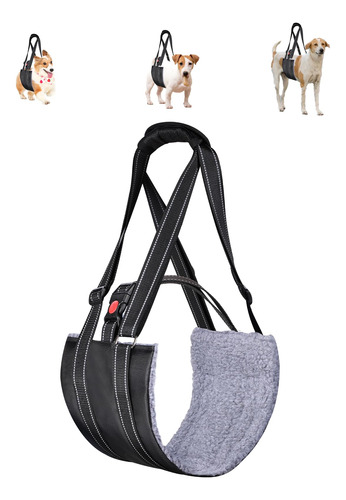 Jrewe Lious Arnes Acolchado Para Perros Con Patas Traseras, 