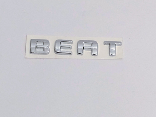 Emblema Genérico Beat Chevrolet Letras Cromadas