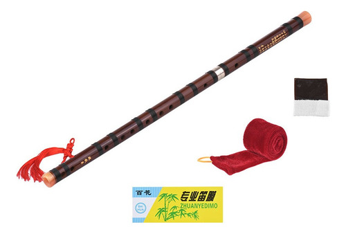 1 Flauta Dizi De Bambu Na Tonalidade Dó, Instrumento Chinês