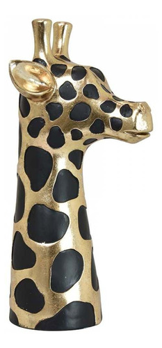 Figura Decorativa Animal Modelo Busto Girafa