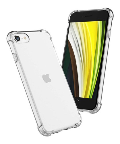 Carcasa Para iPhone SE 2022 Transparente Antigolpes