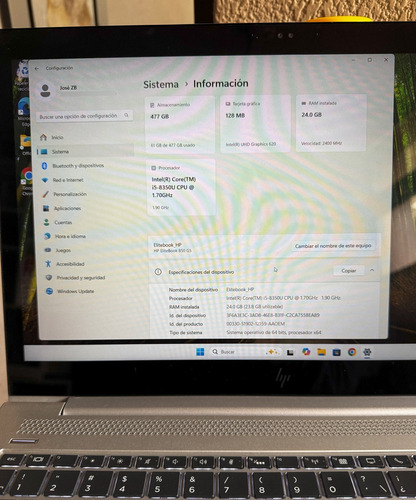 Vendo Hp Elitebook 850 De 24gb De Ram!!! (Usado)