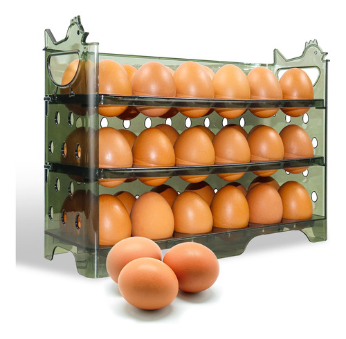 Spacy Maya Organizador De 36 Huevos Para Refrigerador, Conte