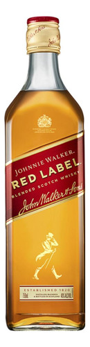 Whisky Johnny Walker Red Label Importado 750 Ml Johnnie