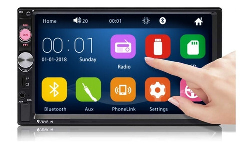 Radio Android 7 Pulgadas Radio 2 Din Pantalla Android 7010b