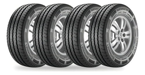 4 Pneus Continental Vancontact Ap 195/75r16c 107r