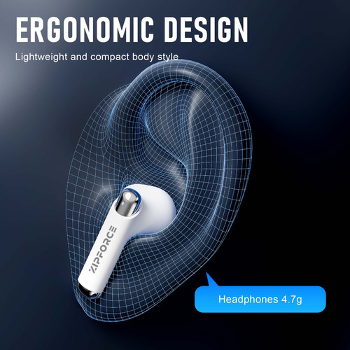 Fones De Ouvido Tws Sem Fio Bluetooth 5.3 Anc + Enc 4 Mics