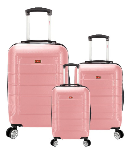 Set Maletas X3 20,24,28 PuLG. Bin M011 Oro Rosa