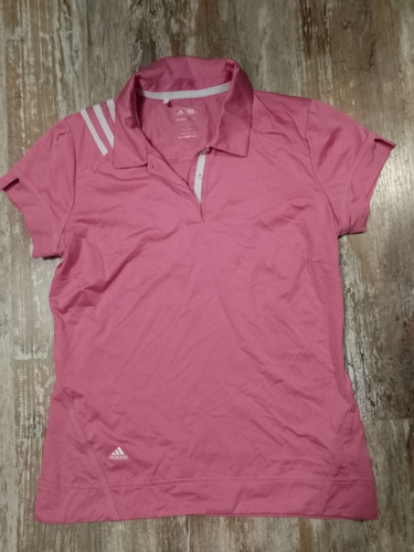 Polera De Golf adidas De Mujer Fuccia Talla S (leer Descripc