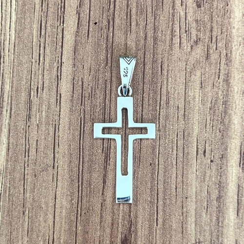 Dije Cruz De Plata 925 Agálea Hombre Mujer