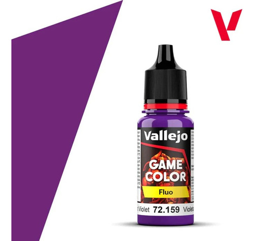 Tinta Fluorescent Violet 72159 Game Color Vallejo Modelismo
