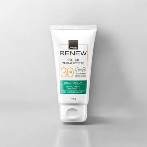 Kit Renew Protetor Solar + Facial Extra Matte Fps 30 Avon
