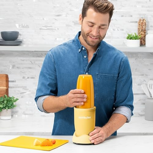 Nutribullet Nbalw Pro 13 Piezas, Todo Amarillo Mate, Licuado