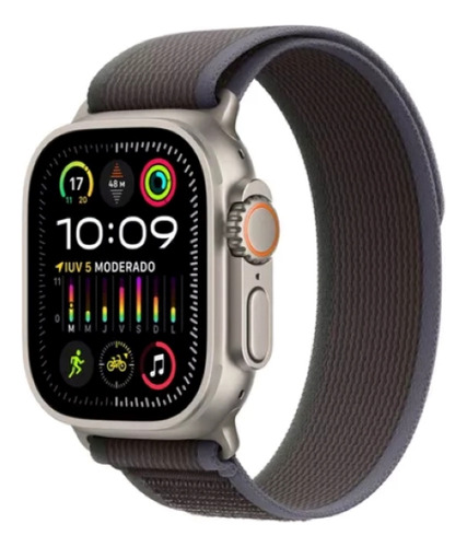 Apple Watch Ultra 2 GPS + Celular • Caja de titanio de 49 mm • Correa Trail azul/negro - M/L - Distribuidor Autorizado