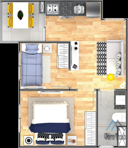 Apartamento Com 1 Dormitório(s) Localizado(a) No Bairro Ipiranga Em São Paulo / São Paulo - 14019:920699