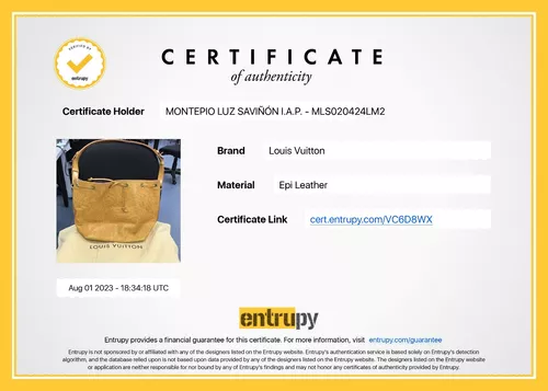 Bolsa De Mujer Louis Vuitton *petit Noe Bolso Epi*