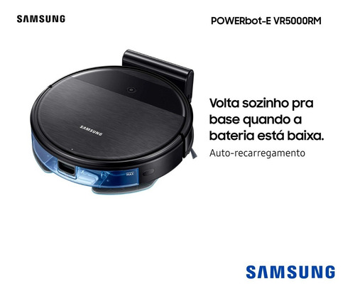 Imagem 4 de 10 de Robô Aspirador De Pó Inteligente Samsung Powerbot-e Wi-fi