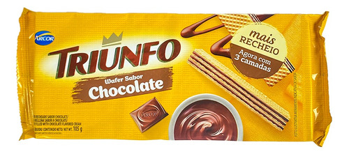 Galleta Triunfo Wafer Chocolate 48x105g