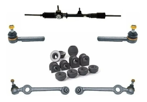 Kit Tren Delantero Completo Fiat Duna Uno Cremallera Perno