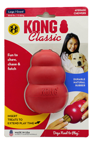 Kong Classic Large - Brinquedo Para Cães