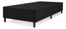 Comprar Base De Cama Box Forte Preto Solteiro Megalar 188cm Suede