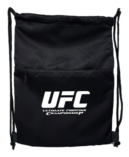 Bolso Tipo Morral Con Cierre Ufc - Artes Marci - Estampaking