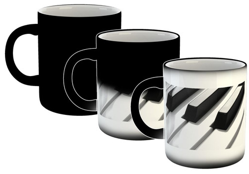 Taza Magica Piano Teclado Organo Musica Instrumentos M9