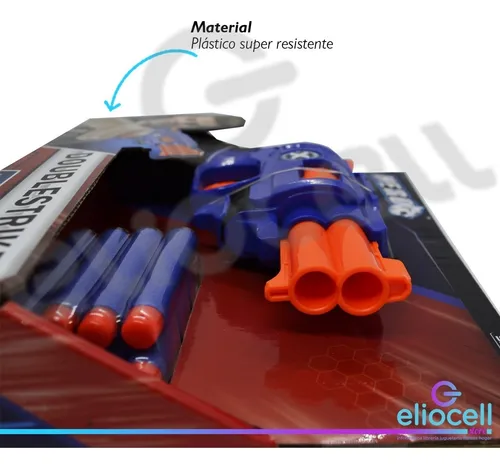 Pistola Arma Hero Firestrike Shooting Elite Agente 8 Dardos
