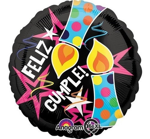Imagen 6 de 8 de 48 Globos Met 18 In Personajes Variedad Surtidos Pers-