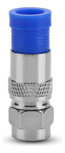 10 Uds Coaxial Rg6 Adaptador De Conector De Compresión