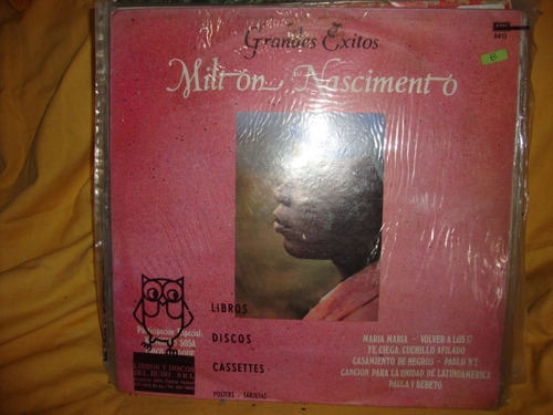 Vinilo Milton Nascimento Grandes Exitos Br1